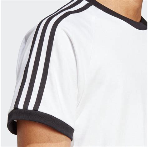 adidas 3 streifen t shirt herren weiß|adidas originals 3.